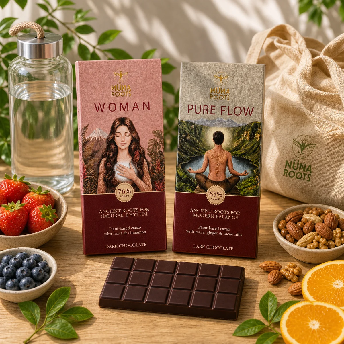Functional Chocolate Bars - lifestyle
