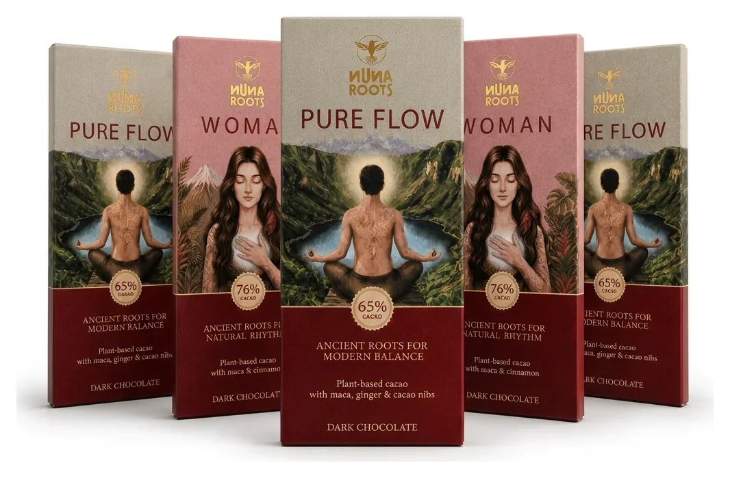 Pack of 5 Functional Chocolate Bars